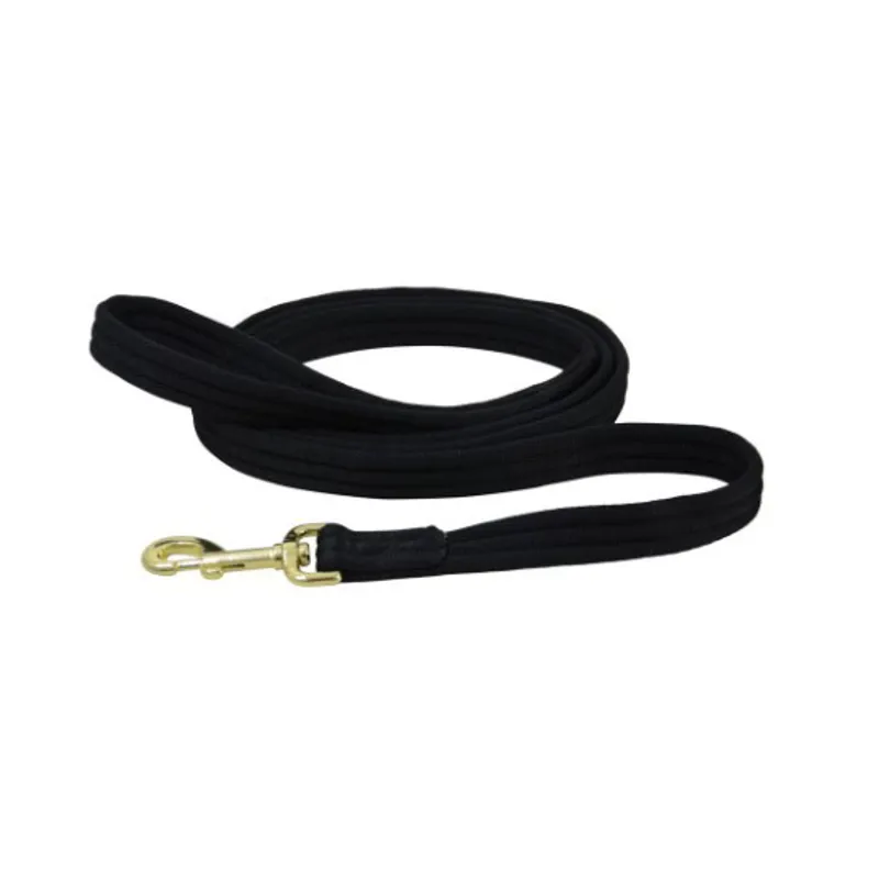 Hy Soft Webbing Lead Rein - Black